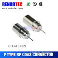 coaxial f wire connector types bulkhead terminal connector